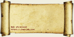 Una Topalović vizit kartica